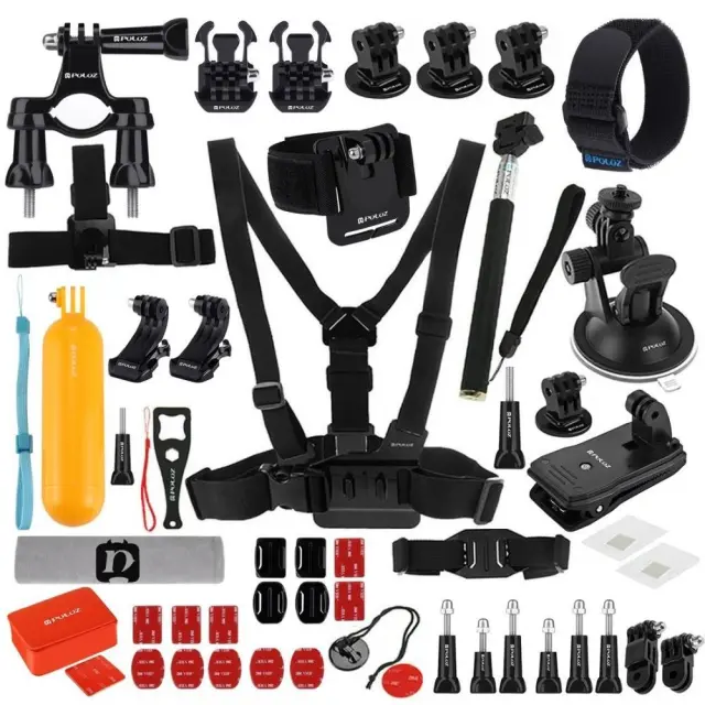 Puluz Ultimate Combo Kit 53-in-1 για Sports Cameras PKT16