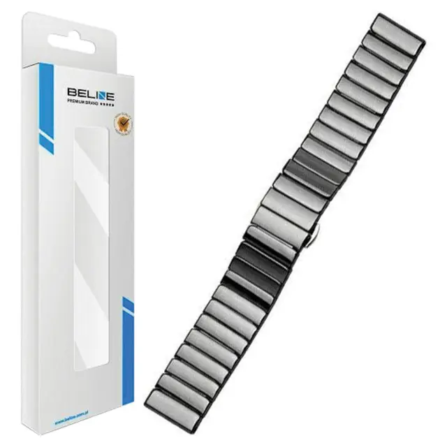 Beline® Stainless Steel Λουράκι για Ρολόι 20mm-Black