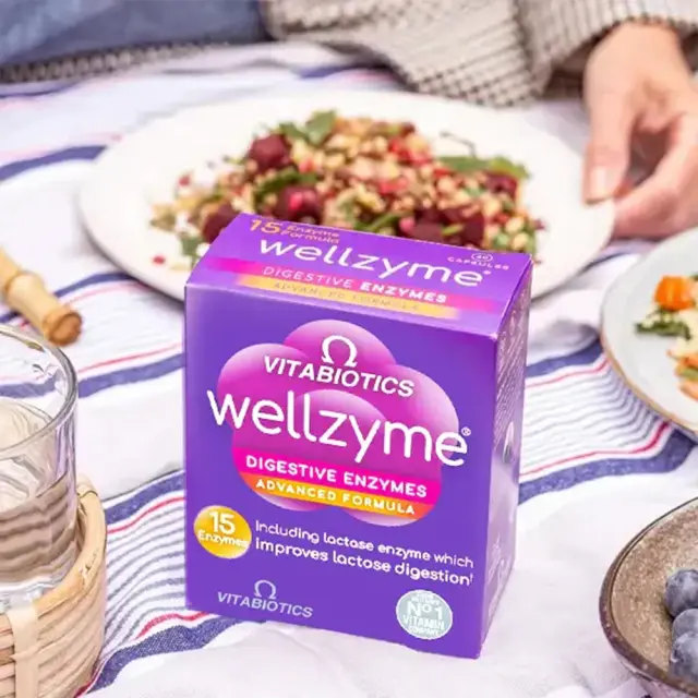 Vitabiotics Wellzyme Digestive Enzymes Advanced Formula 3