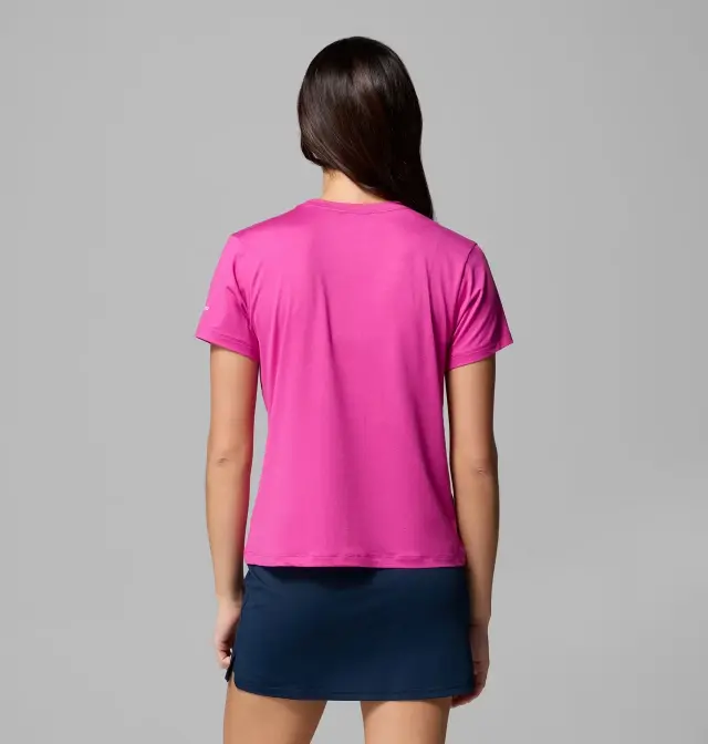 Columbia Parsons Point T-Shirt Fuchsia Heather – Γυναικείο Μπλουζάκι με Τύπωμα - 2154951-538 3