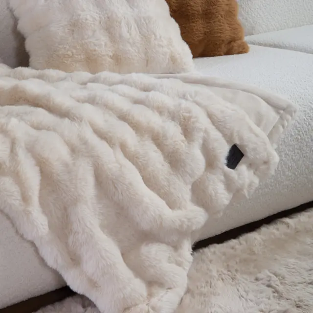Ριχτάρι Πολυθρόνας Reality 130x180 Nef Nef Homeware, 100% ΠΟΛΥΕΣΤΕΡΑΣ - ECRU (040944) 2
