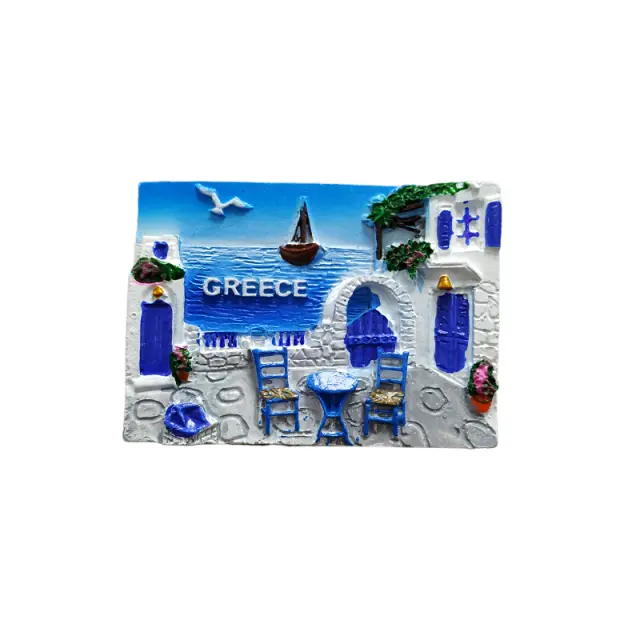 Tουριστικό μαγνητάκι Souvenir – Σετ 12pcs - Resin Magnet - Greece - 678259