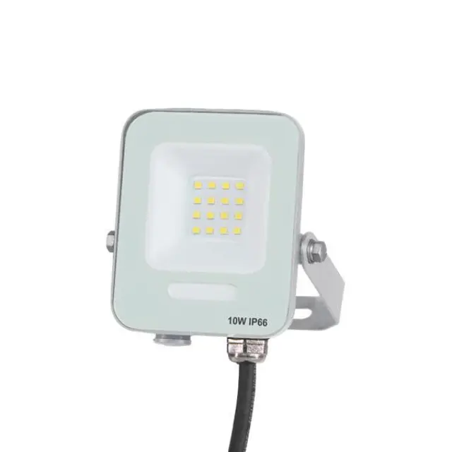 Λευκός Προβολέας LED SMD 10W IP66 4000K 1200lm Άσπρο