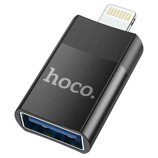Αντάπτορας Hoco UA17 Lightning σε USB 2.0 με Λειτουργία OTG Μαύρο
