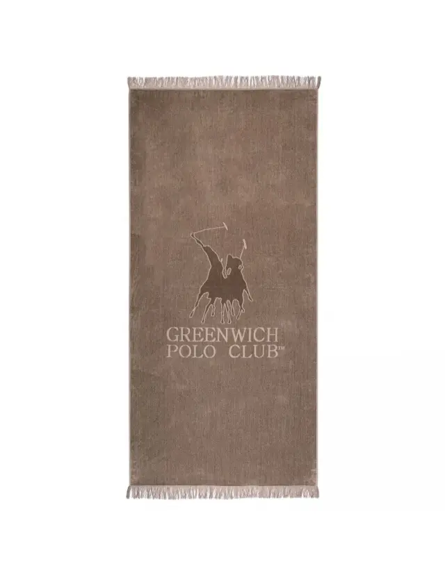 Πετσέτα Θαλάσσης 70Χ170 Ζακάρ Essential Greenwich Polo Club 3625 Σπαγγί