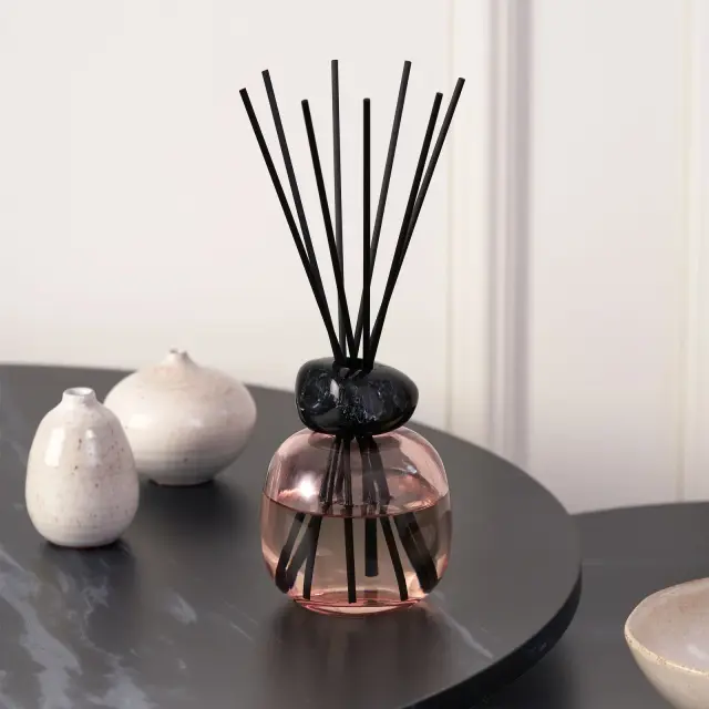 Maison Berger Paris Bouquet Diffuser Διαχύτης Αρώματος με stick s Σετ δώρου Mineral Pink/Black Reed με άρωμαLiliflora 3