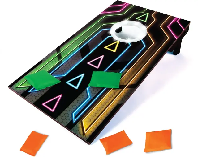 MAM Cornhole Electronic Arcade Neon Series