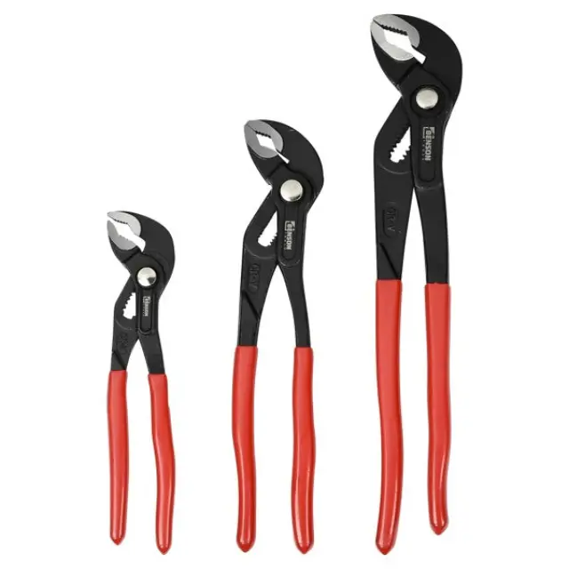 Water pump pliers set 3 pieces 175/250/300 mm auto