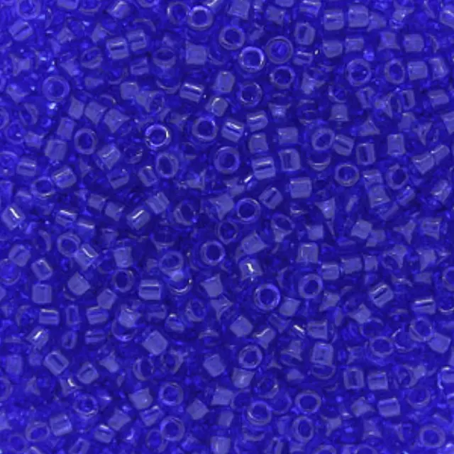 Χάντρα Miyuki Delica 11/0 - DB0707 - Transparent Cobalt ~7gr