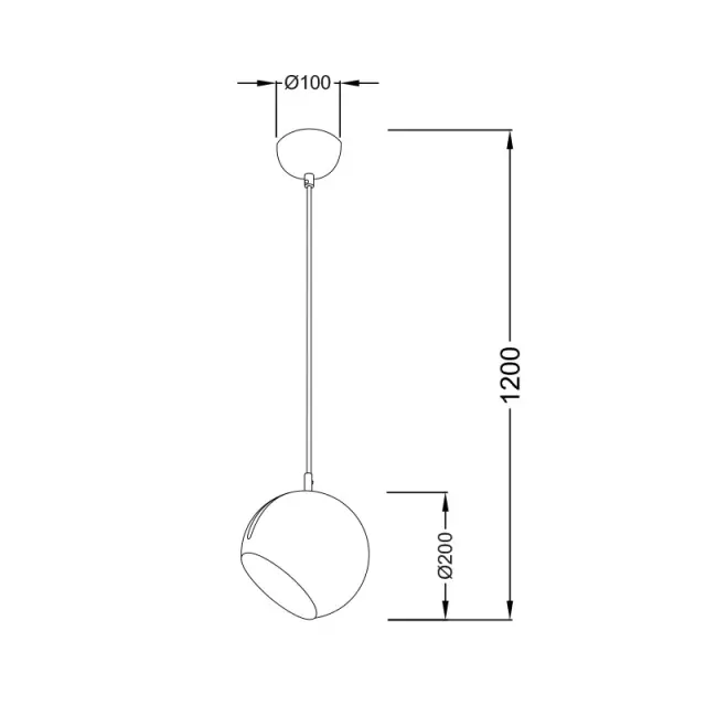 ΚΡΕΜΑΣΤΟ Φ/Σ 1ΧΕ27 ΜΕΤΑΛΛΙΚΟ ΛΕΥΚΟ Φ20XH120CM HOSTA / V36037WH 3