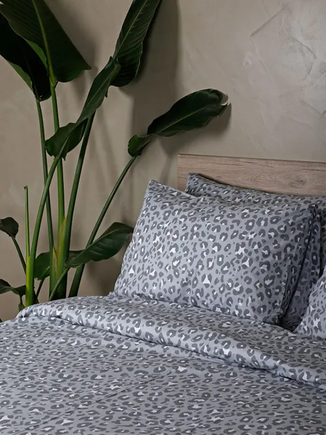 Παπλωματοθήκη Cotton Feelings 2044 Grey Μονή (170x250) Sunshine 2