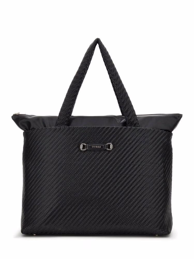 Guess Large Travel Carryall Γυναικεία Τσάντα Μαύρη