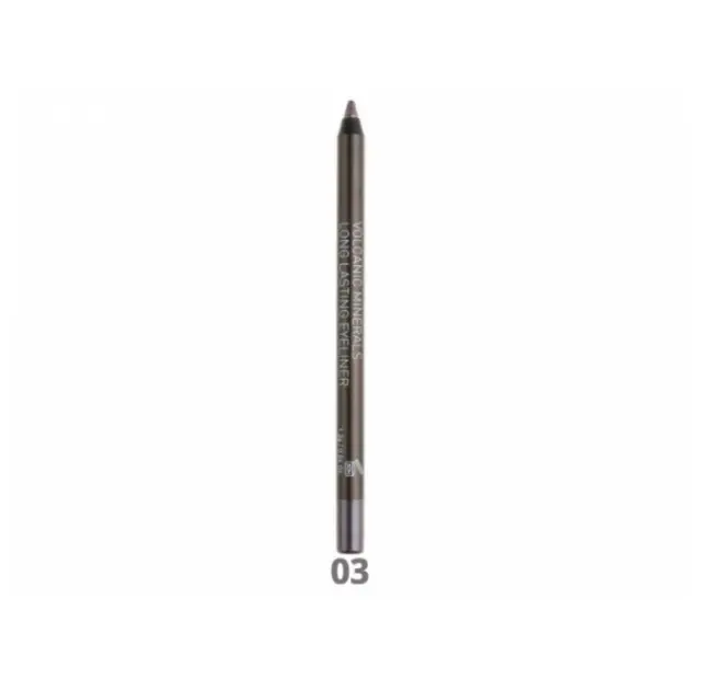 ΚΟΡΡΕΣ Long Lasting Eyeliner Pencil Volcanic Minerals 03 Metallic Brown - Μεταλλικό Καφέ 1.2g