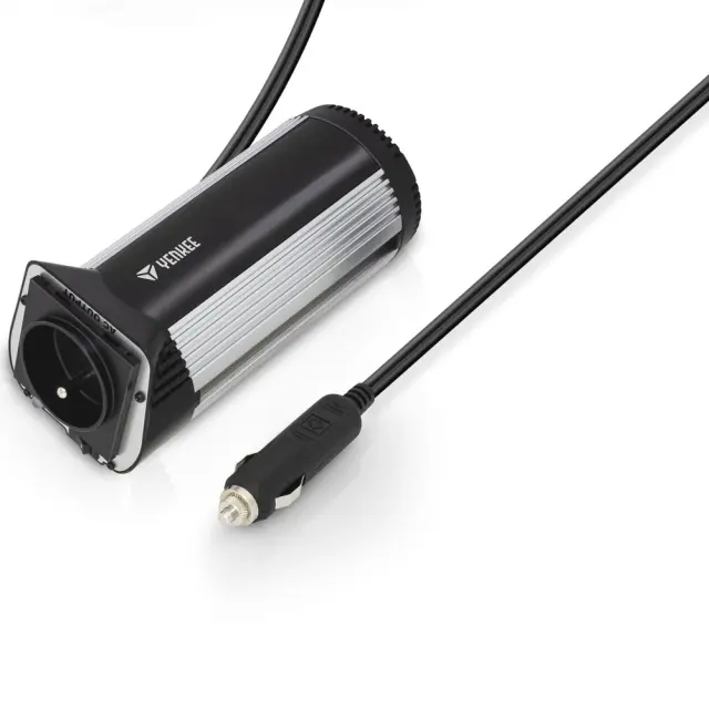 Φορτιστής Μετατροπέας 12V σε 240V Αυτοκινήτου Yenkee YAU 140 με 1 Έξοδο Σούκο 280W και Διακόπτη Ασφαλείας 3