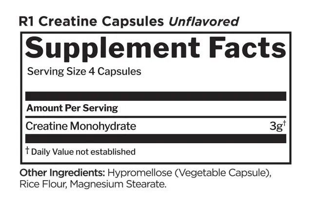 Rule1 Creatine 240 Capsules 2
