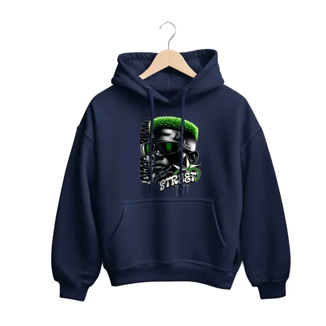 Φούτερ Noshame® Navy με τύπωμα - 3025110 - XXL