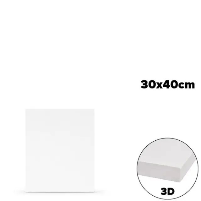 Τελάρο Ζωγραφικής 3D 100% Βαμβακερός Μουσαμάς - 30x40cm