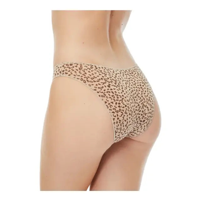 Minerva Γυναικείο Slip Rio Modal Fimelle - Διπλό Πακέτο, Χρώμα Skin-Animal Brown - S 3