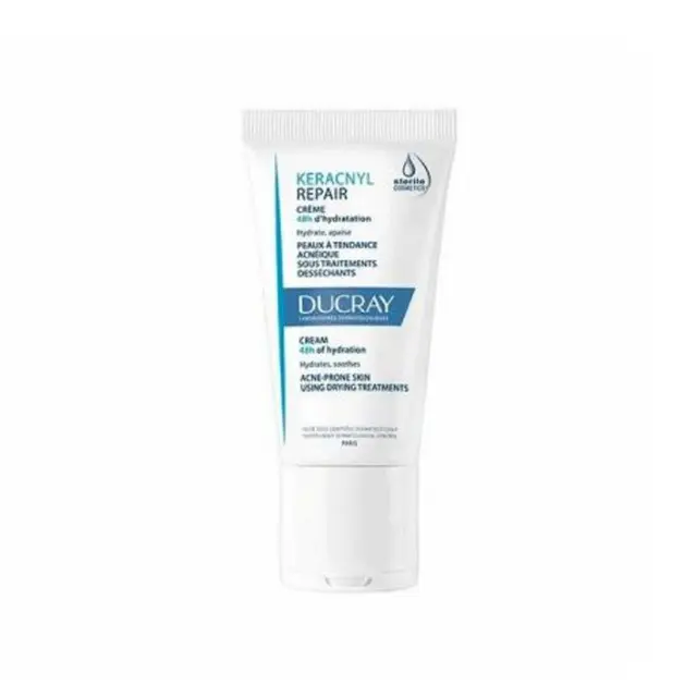 Ducray Keracnyl Repair Κρέμα Προσώπου για δέρμα με τάση ακμής - Επανόρθωση και Καταπράϋνση 50ml