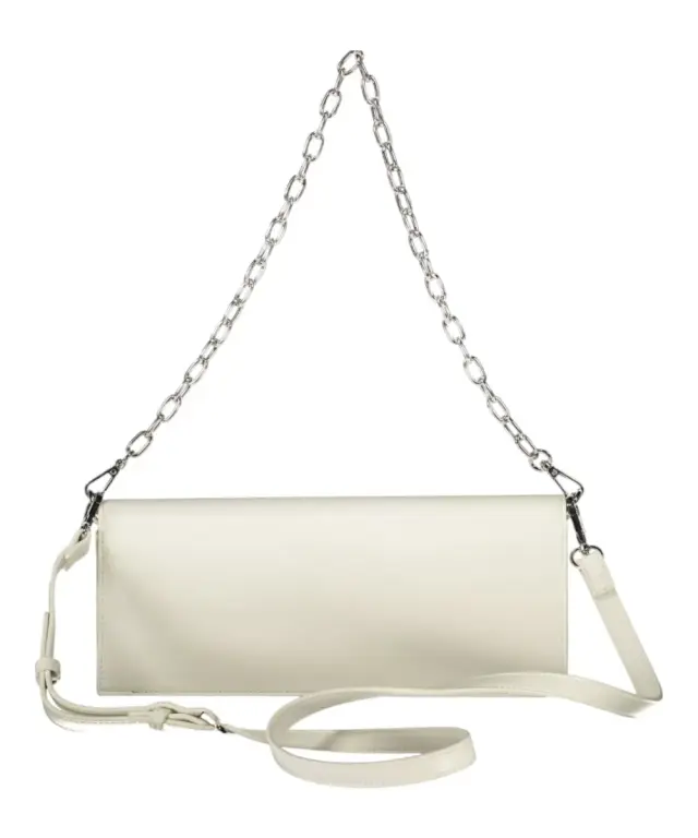 Valentino Bags - Μεγάλη Γυναικεία Τσάντα Ώμου Stefany VBS90109-006 Λευκό 2