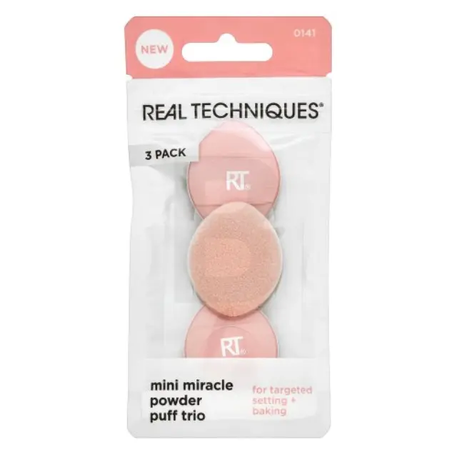 Real Techniques Mini Miracle Powder Puff Trio Powder Puff