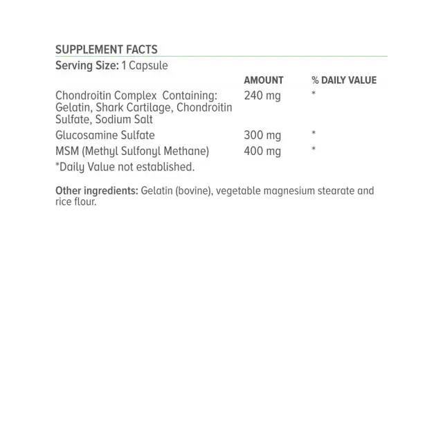 Φόρμουλα για την Υγεία των Αρθρώσεων • Natural Vitamins • 60 κάψουλες 3