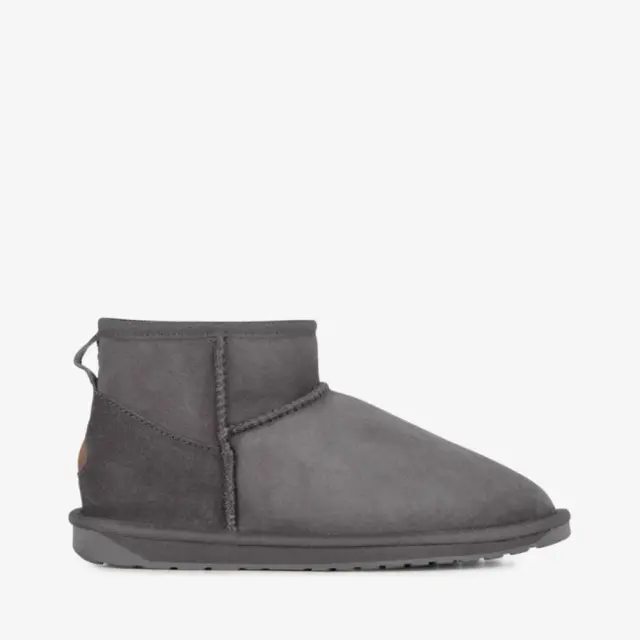 Emu Μποτάκια Γυναικείο δέρμα Γκρί EMU/10937 CHARCOAL