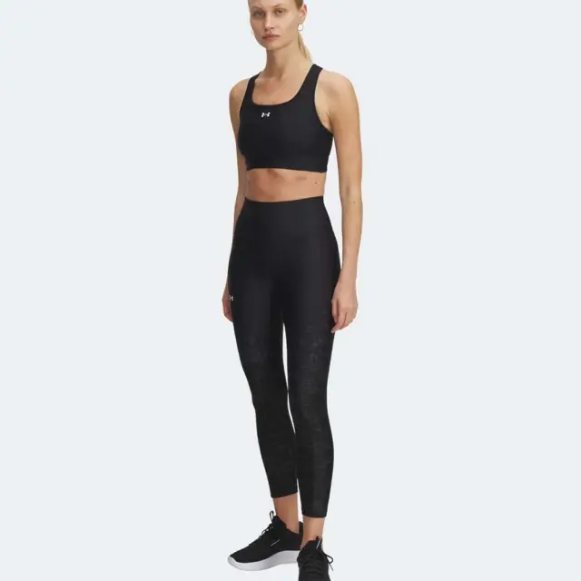 Under Armour Women's Tech Print Panel Ankle Legging Μαύρο - Γκρι 1386407-002 (Under Armour) - XSmall 3