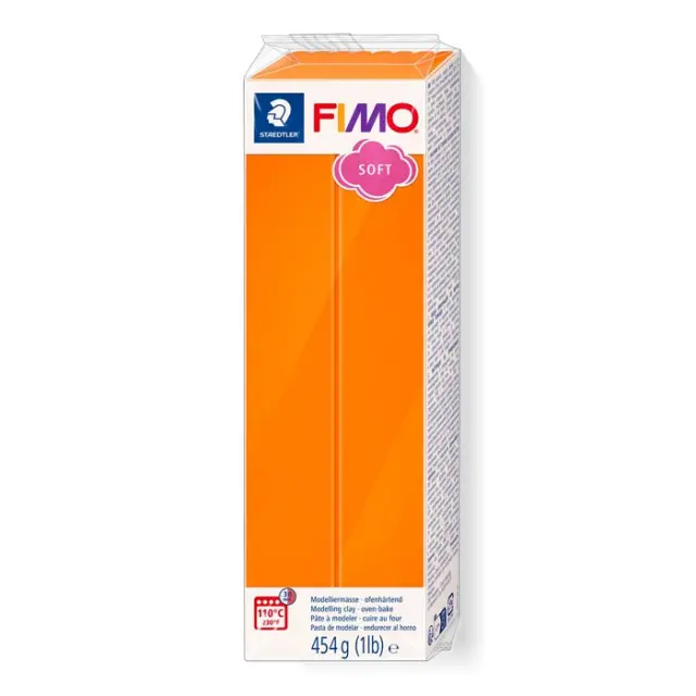 Πολυμερικός Πηλός Staedtler Fimo Soft No42 - Tangerine - 454gr