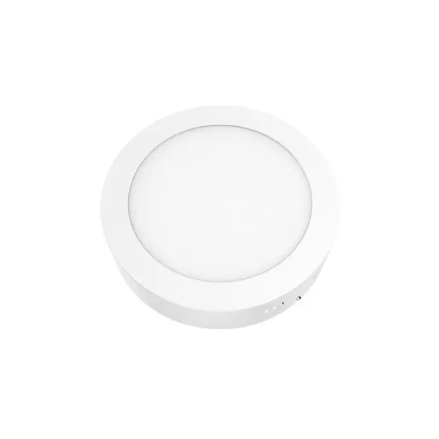 LED ΠΑΝΕΛ ΟΡΟΦΗΣ ΛΕΥΚΟ ΣΤΡΟΓΓΥΛΟ 230V AC 18W 3000K 1700LM Ra80 Φ209mm / VEKO1830RW