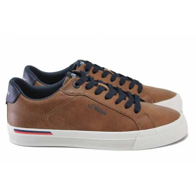 Ανδρικά Sneakers s.Oliver 2177855.8755 Καφέ Καφέ S. Oliver - 44 3