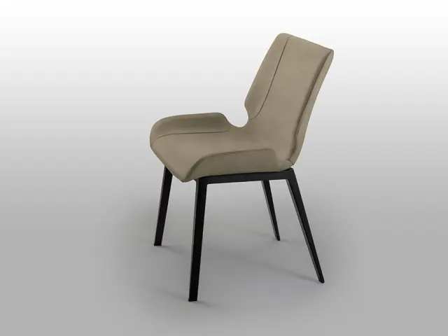 Kiara 297257 καρέκλα μαύρο/μπεζ Μπεζ 3