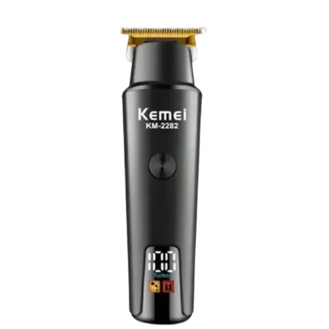 Kemei Επαγγελματική Επαναφορτιζόμενη Κουρευτική Μηχανή Μαύρη KM-2282