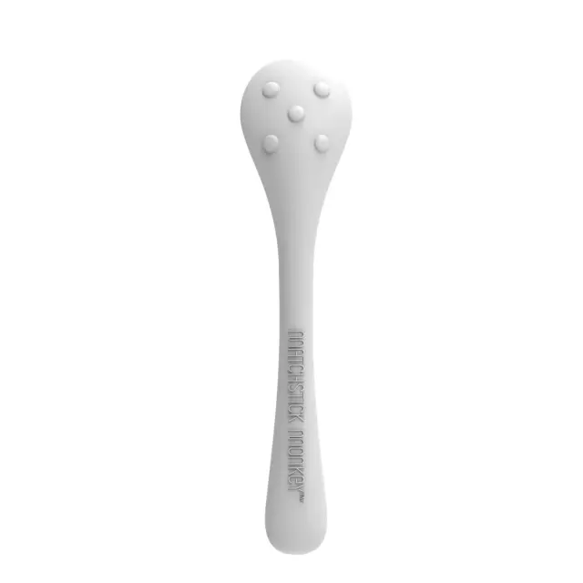 Matchstick Monkey Κουτάλια Φαγητού (Σετ 2τμχ) Feeding Spoons Cool Grey 3