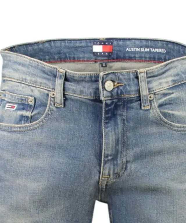 Tommy Hilfiger - Ανδρικό Jean Austin Slim Fit DM0DM20984-1BK Μπλε - W33 L32 3