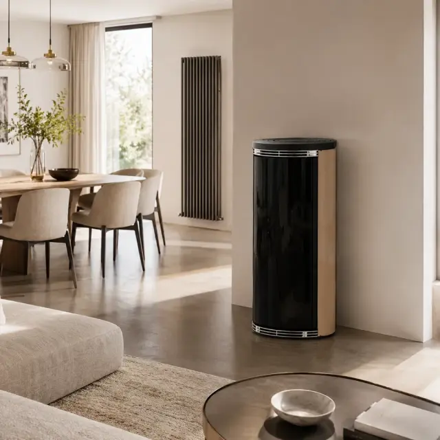 Moretti Design HARMONY AQUA Champagne 19 kW – Υδραυλική Σόμπα Pellet 2