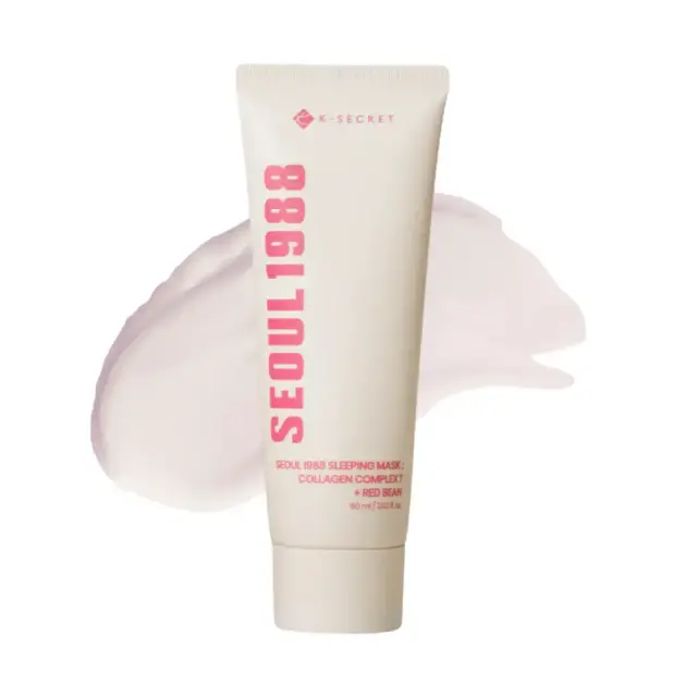 K-Secret Seoul 1988 Sleeping Mask Collagen Complex 7 + Red Bean – Νυχτερινή Μάσκα Ενυδάτωσης & Σύσφιξης 60ml