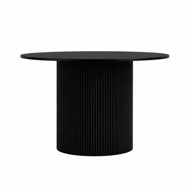 Τραπέζι Scandi Unihome Χρώμα μαύρο Φ120x75εκ 2