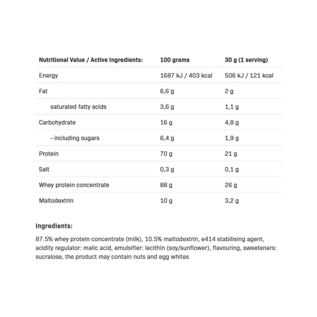 ALLNUTRITION Whey Protein Banana, 2270 g 2