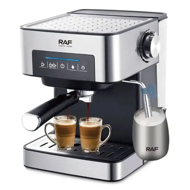 RAF Καφετιέρα Εσπρεσσιέρα με Ακροφύσιο 1.6L 850W R.136 - Espresso Coffee Maker 890031 2