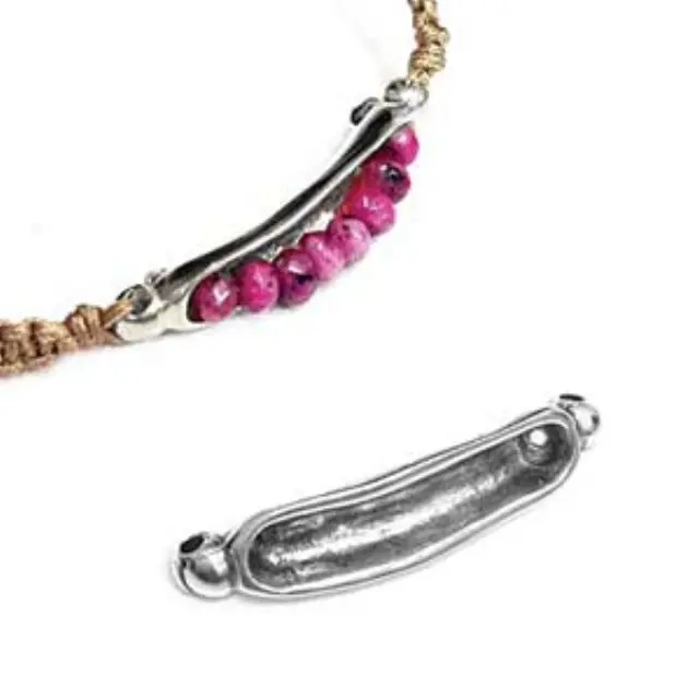 Σύνδεσμος για Χάντρες 4mm - 26mm - Antique Silver - 2τεμ