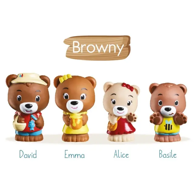 Klorofil Οικογένεια "Browny" 4τμχ. (1,5+ ετών) 700300F