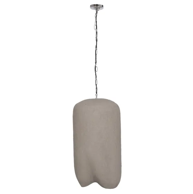 Φωτιστικό οροφής κρεμαστό Logky --Fiber Cement γκρι 35x35x67 εκ 3