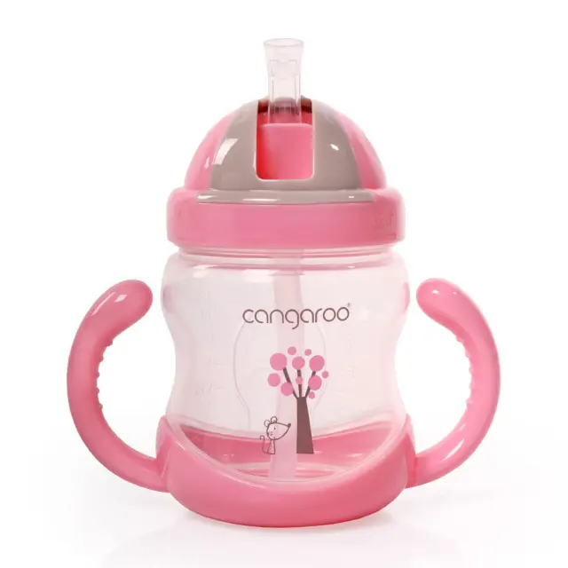 Εκπαιδευτικό Ποτηράκι 6m+ 280ml Boo Pink C0582 Cangaroo 3800146263416 2