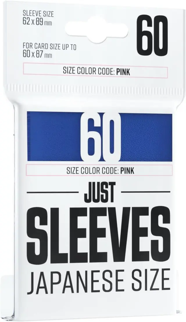 Just Sleeves - Japanese Size Blue (60 Sleeves)