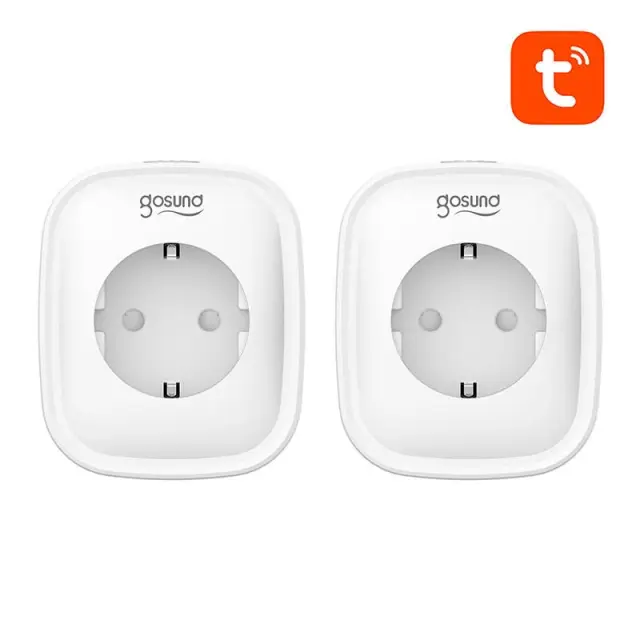 Smart socket WiFi Plug Gosund SP1 2-pack Tuya White