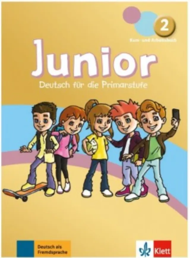 JUNIOR 2 KURSBUCH + ARBEITSBUCH (+AUDIOS ONLINE + KLETT BOOK-APP)