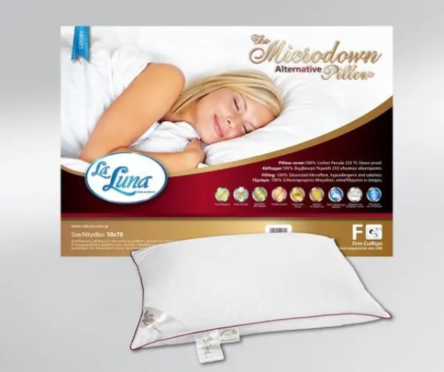 Μαξιλάρι La Luna The MicroDown Alternative Pillow Soft Λευκό 50 x 70