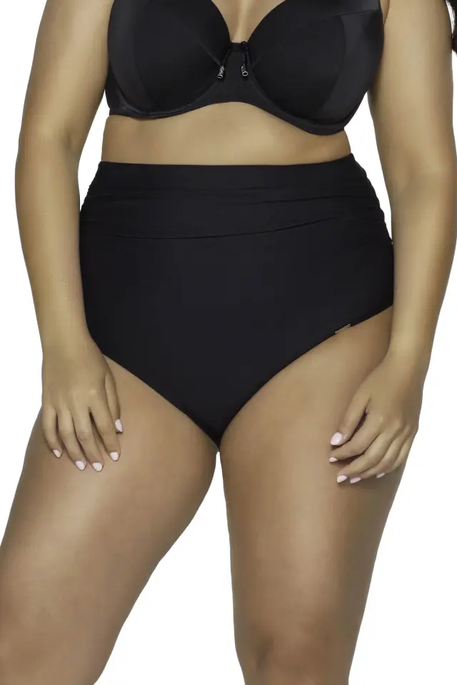 Plus size ψηλόμεσο σλιπ μαγιό