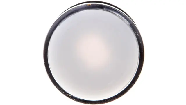 Harmony XB5, Pilot light, plastic, white, Ø22, plain lens with integral LED, 230...240 V AC
